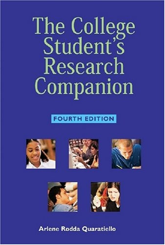 College Student's Research Companion, Fourth Edition