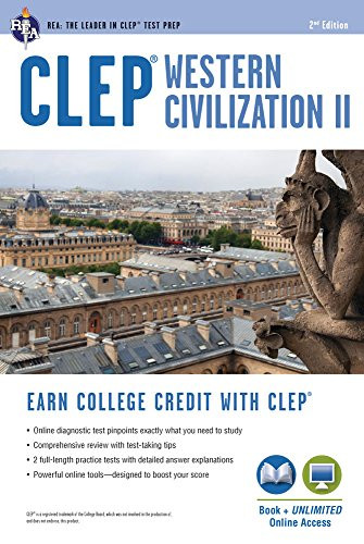 CLEP Western Civilization II Book + Online (CLEP Test Preparation)