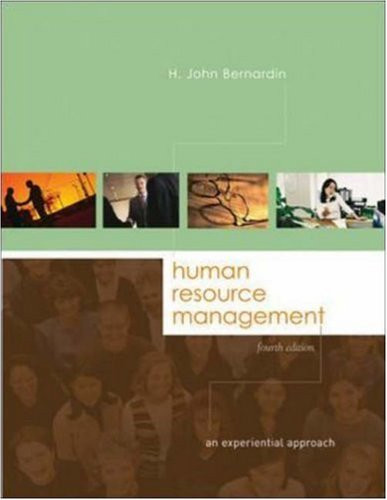 Human Resource Management: An Experiential Approach