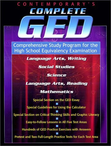 Contemporary's Complete Ged: Comprehensive Study Program for the High School Equivalency Examination