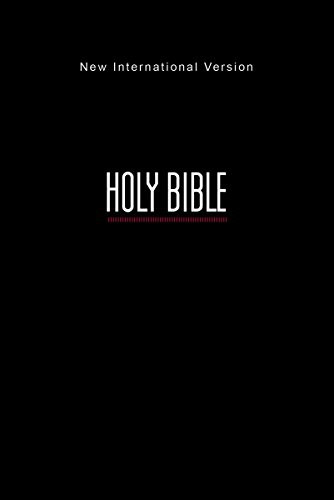 NIV, Holy Bible, Compact, Paperback, Black