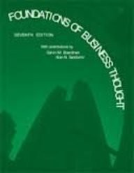 Foundations of Business Thought (7th Edition)