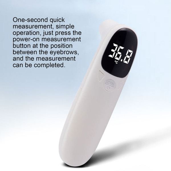 Digital Thermometer Dual Probes Forehead & Ear Temperature Measurement Sensitive Accurate Backlit Screen Non-contact Measurement