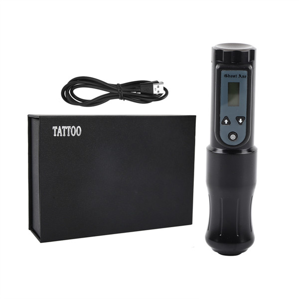 Tattoo Machine Liner &amp; Shader Tattoo Pen LCD Display Tattoo Cartridge Machine Black