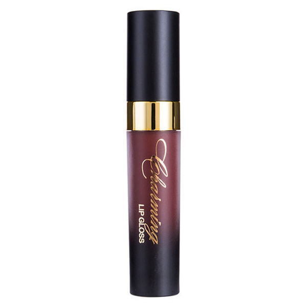 12 Colors Bright Waterproof Long Lasting Lip Gloss Liquid Lipstick with Cleansing Gel (12)