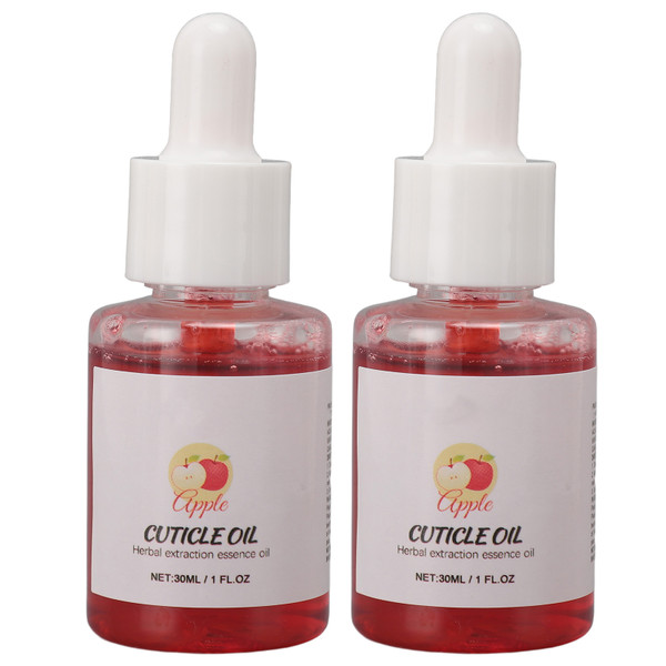2pcs Cuticle Oil Hydrating 30ml Easy To Apply Prevent Hangnail Hydrating Nail Care Oil for Dry Nail