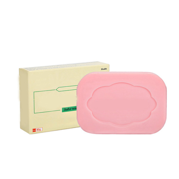 80g Sulfur Soap Facial Cleasing Healthy Soaps Skin Conditions Acne Bath Health Care