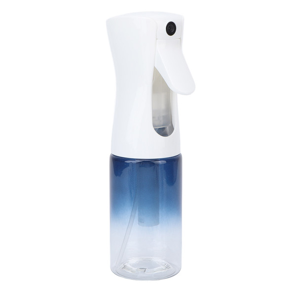 Spray Bottle Blue Gradient Reusable Refillable Continuous Sprayer for Hairdressing Cleaning200ml