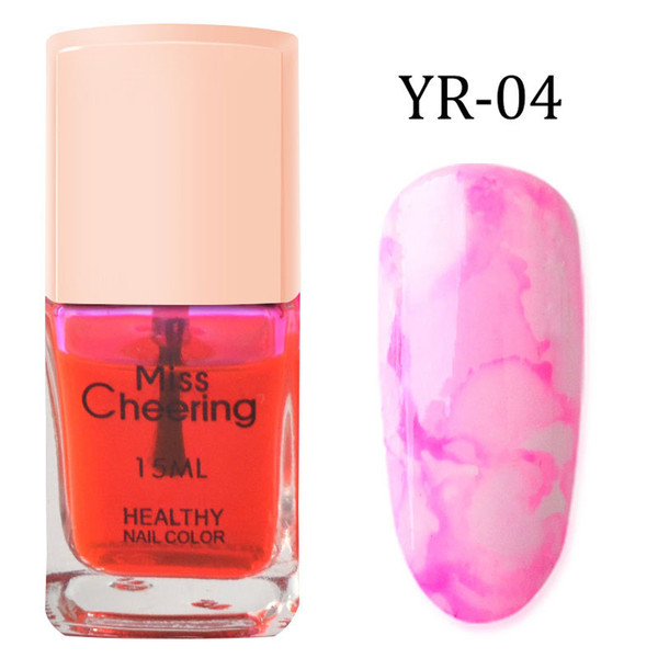 15ml Gradient Marbling Glitter UV Gel Nail Polish Long Lasting DIY Manicure Tool 4#