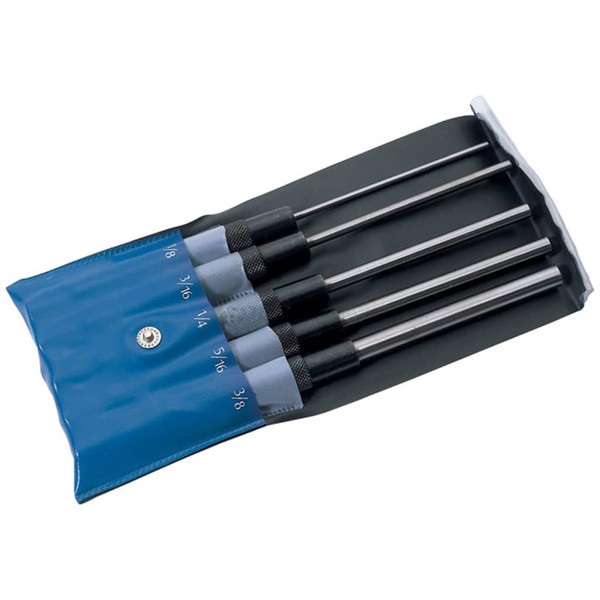 Draper Tools Five Piece Parallel Pin Punch Set 200 mm 19674