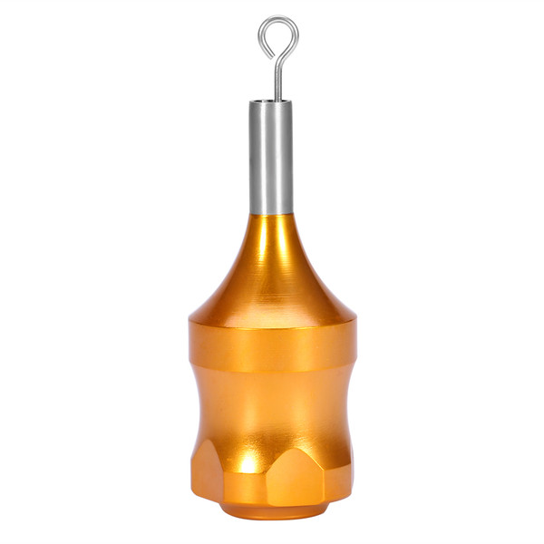 Aluminium Alloy Tattoo Cartridge Knurled Grip Tube Tattoo Machine Gun Handle Grip Gold