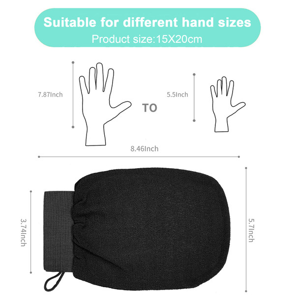 Bath Shower Body Massage Glove Washing Towel Scrubber to Massage and Improve Blood Circulation for Bath Shower