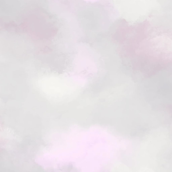 Noordwand Good Vibes Wallpaper Paint Clouds Pink and Grey