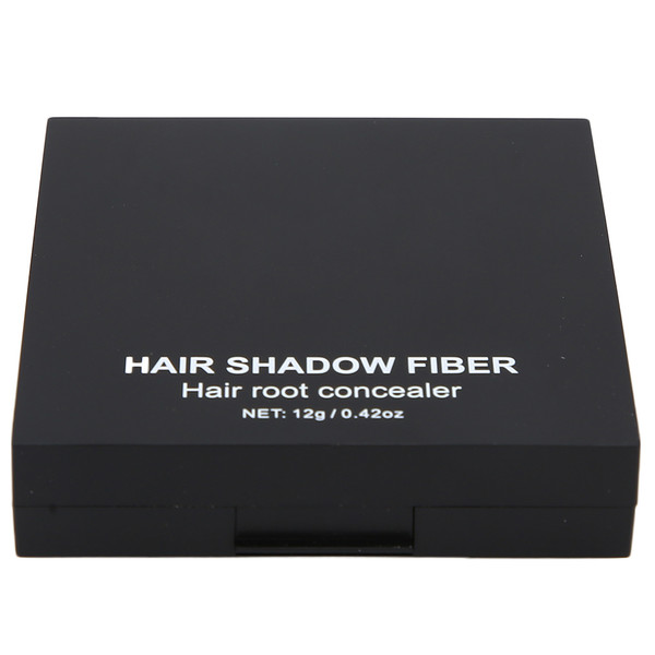 Hair Shadow Powder Natural Waterproof Sweat Proof Hair Line Shadow Powder 12g(Dark Brown )