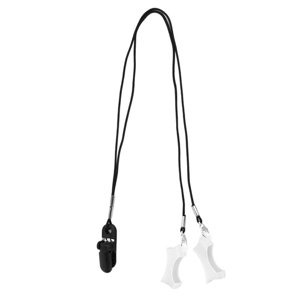 Sound Aid Lanyard Clip BTE Protector A675 Hanging Sound Amplifier Rope Lanyard for Elderly Kids Black L Binaural