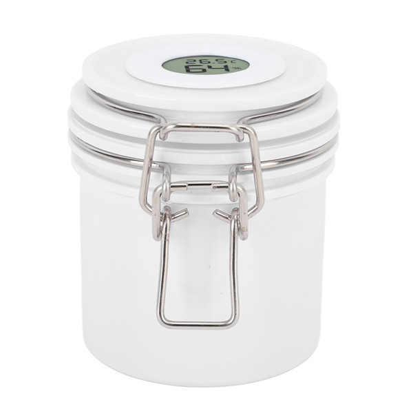200ml Eyelash Glue Storage Tank with Screen Display Sealed Jar Activated Carbon Container for Lash Extension Grafting Eyelash White