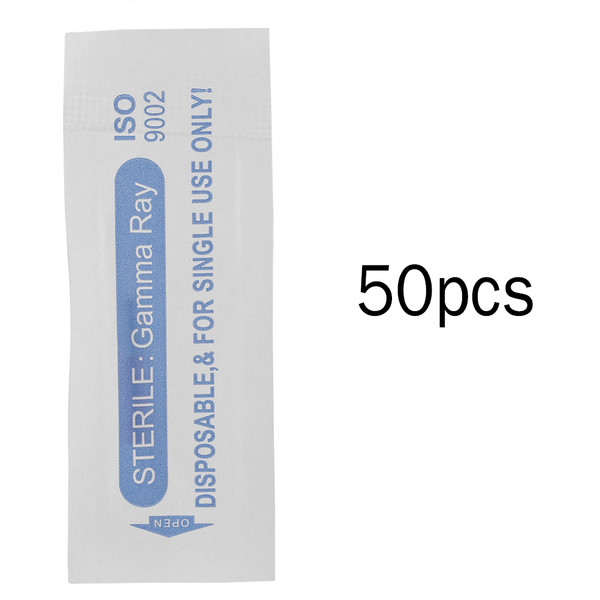 50pcs 19 Needles Tattoo Fog Eyebrow Blades Hand Embroidery Permanent Pen