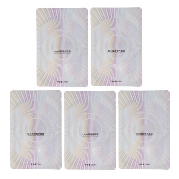 5pcs Moisturizing Hydrating Facial Mask Sheet Men Women Nourishing Soothing Facial Mask for Skin Care