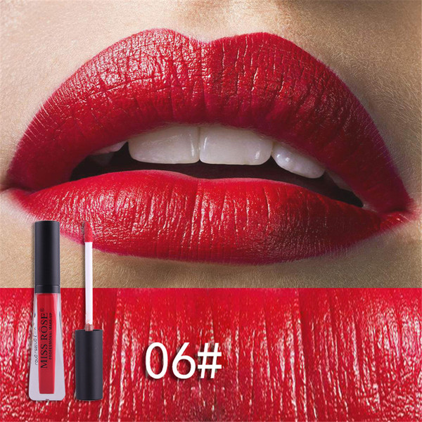 Mist Matte Lipsticks Waterproof Long Lasting Lip Gloss Makeup Tools 06#