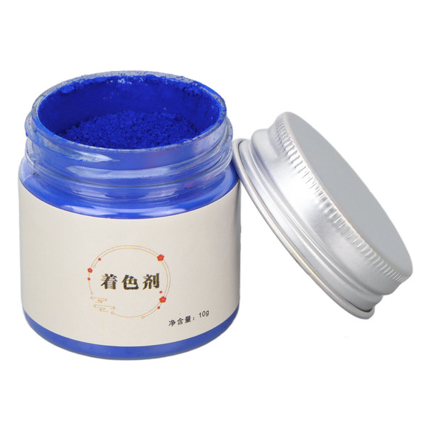 Lipstick DIY Pigment Powder Professional Coloring Powder Cosmetics Material for Lip Gloss Making 10gBlue