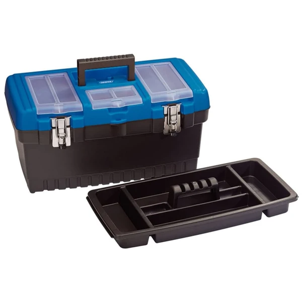 Draper Tools Toolbox with Tote Tray 48.6x24.2x26.7 cm 53880