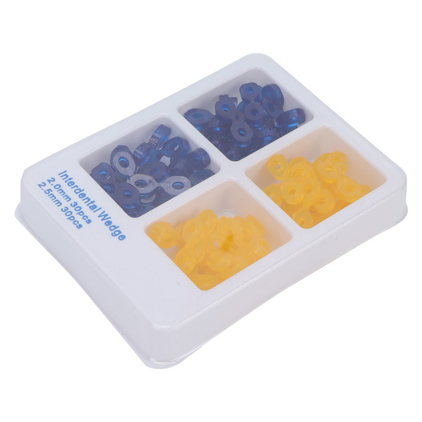 60pcs/box Silicone Dental Elastic Fixing Wedges Professional Dental Treatment Accessory