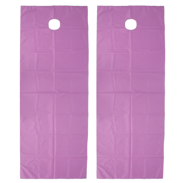 2pcs SPA Massage Table Cover Sheet Breathable Oil Resistant Waterproof Beauty Salon Bed SheetsPurple
