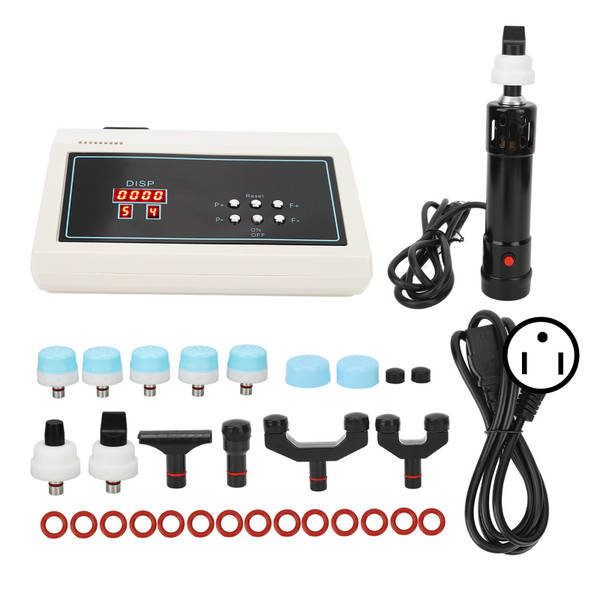 Physical Shockwave Machine Extracorporeal Shockwave Therapy Machine Analgesia Radial Shockwave Therapy Black 100‑240V US Plug