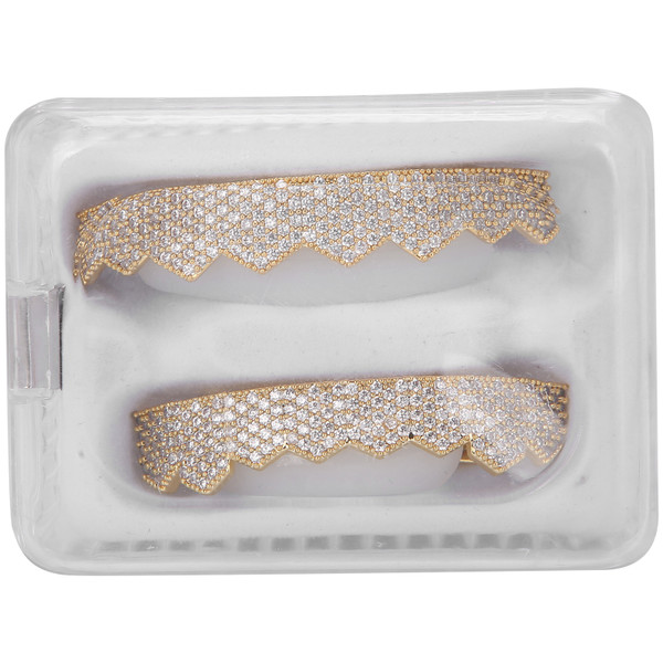Teeth Set Men Hip Hop Teeth Grills Iced Out Punk Women Teeth Decoration