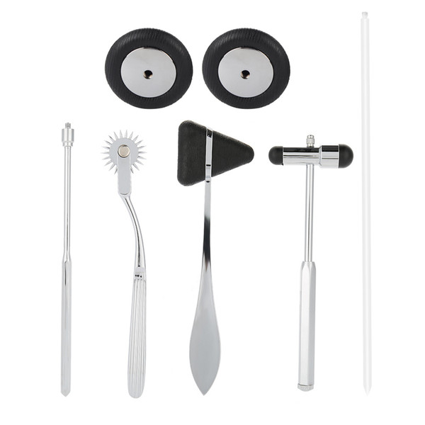 5 in 1 Medical Neurological Hammer Muscle Reflex Diagnostic Hammer Health Care Percussor Kit