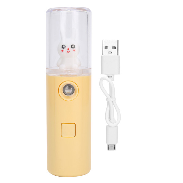 Portable Handheld Mist Sprayer Summer Eye Care Moisturizing Hydrating Mist SprayerYellow