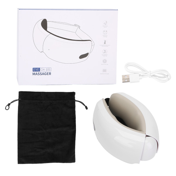 Electric Eye Massager Air Pressure Hot Compress Vibration Eye Massage Machine with Music