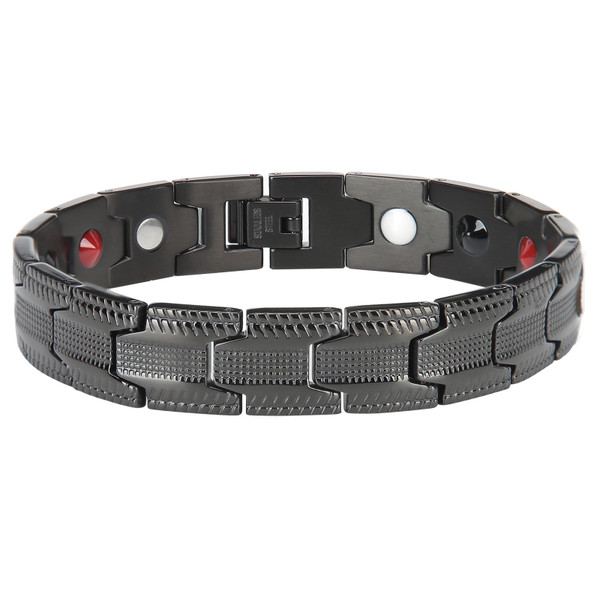 Magnet Bracelet Stainless Steel Fatigue Relive Hand Chain Unisex Health Care Jewelry