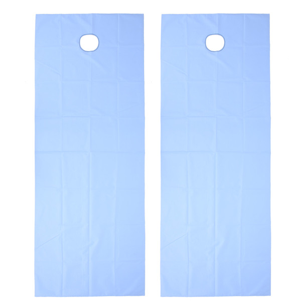 2pcs SPA Massage Table Cover Sheet Breathable Oil Resistant Waterproof Beauty Salon Bed SheetsBlue
