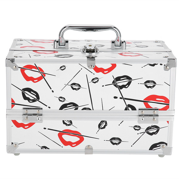 Professional Cosmetic Storage Box Portable Storage Jewelry Case Makeup Organizer Box(M)