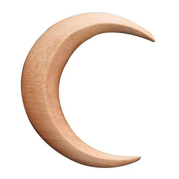 Hand Carved Crescent Moon Hair Fork Wooden Crescent Moon Hairpin for Long Hair Moon Hair Stick Hair Styling Tool Accessories