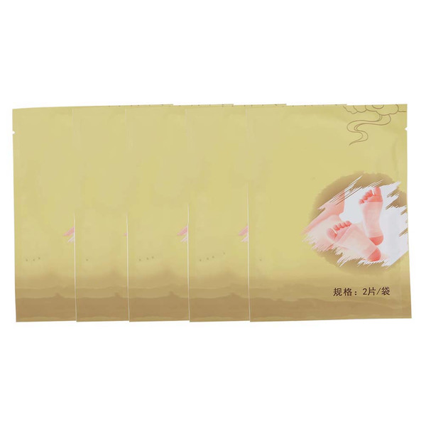 10pcs Medicine Wormwood Foot Patch Unisex Detox Dispel Dampness Foot Sticker 15g