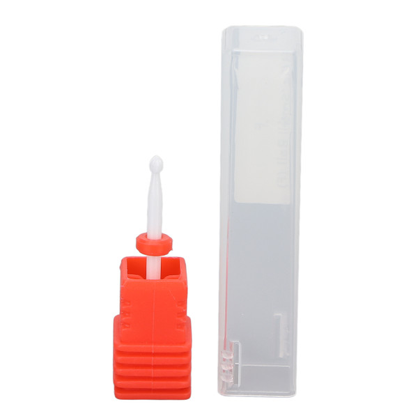 Nail Art Drill Bits Professional Nail File Cuticle Remover Bits for Manicure Drills MachineRed F