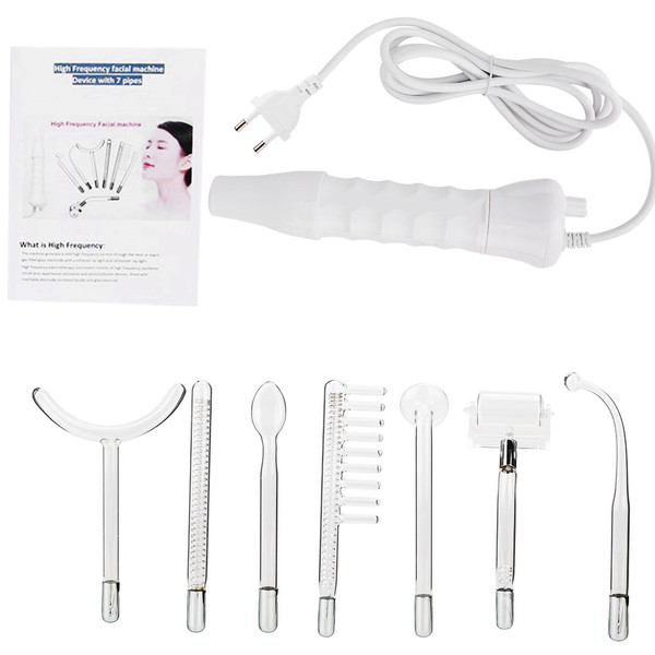 Portable Handheld High Frequency Electrode Machine Face Skin Care Acne Removal Instrument 02#