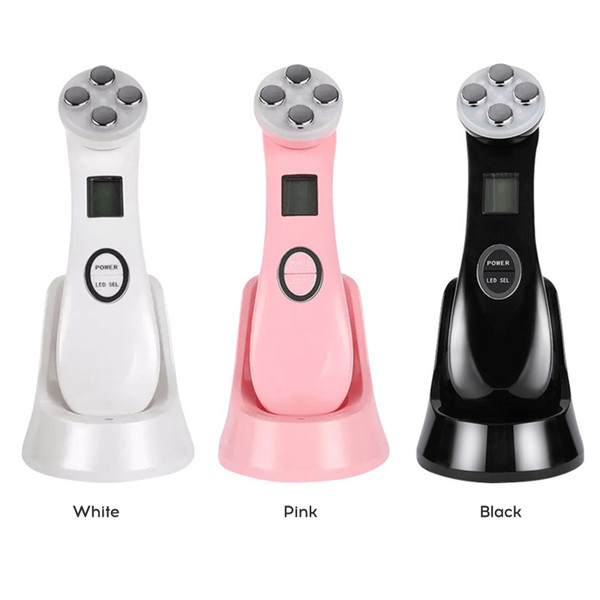 Skin Rejuvenation Instrument RF/Electric Muscle Stimulation Beauty Instrument Cleansing Brightening Phototherapy Tender Skin Warm Lifting Eye Care