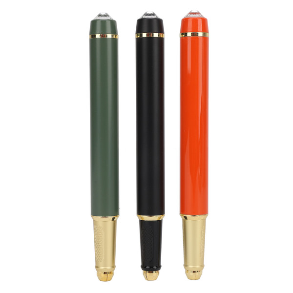 Manual Tattoo Eyebrow Pen 3 Colors Aluminium Alloy Cross Needle Tattoo Microblading Pen