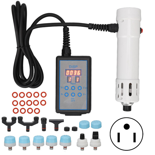 ED Treatment Electromagnetic Shock Wave Therapy Machine Extracorporeal Shock Wave Machine White 100‑240V US Plug