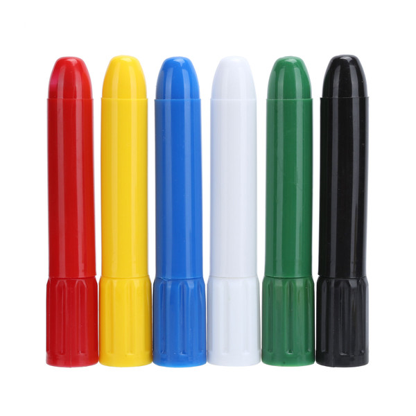 6pcs / box Face Painting Twistable Crayons Washable Face Painting Crayon Sticks
