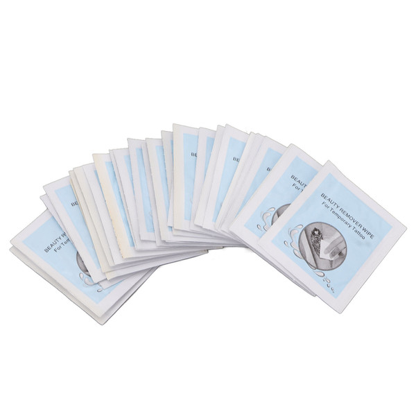 120pcs Tattoo Imprint Wipes Individual Disposable Cleaning Tattoo Pattern Remover Wipes
