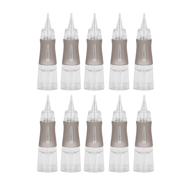 10pcs Disposable Eyebrow Tattoo Needles Microblading SemiPermanent Makeup Cartridge Needles(1R0.3 )
