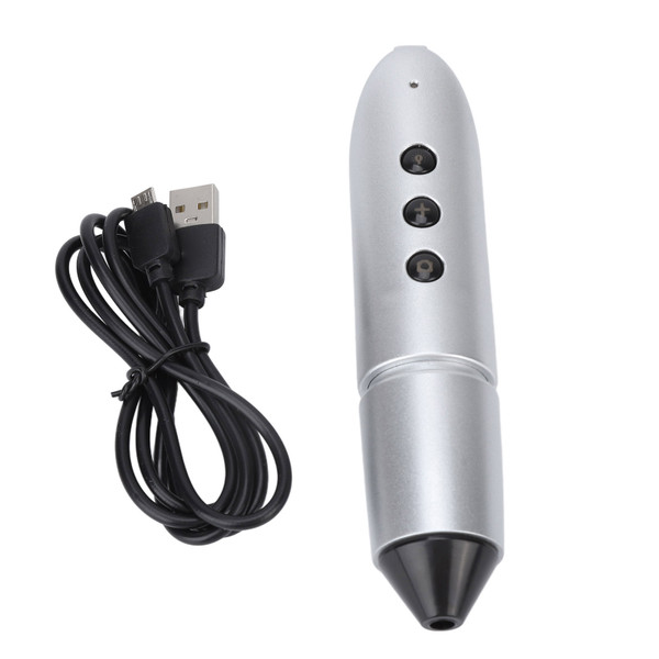 WiFi Skin Hair Detector 100X Magnification 2MP Camera Photo Video Follicle Scalp Health Analyse Machine Silver