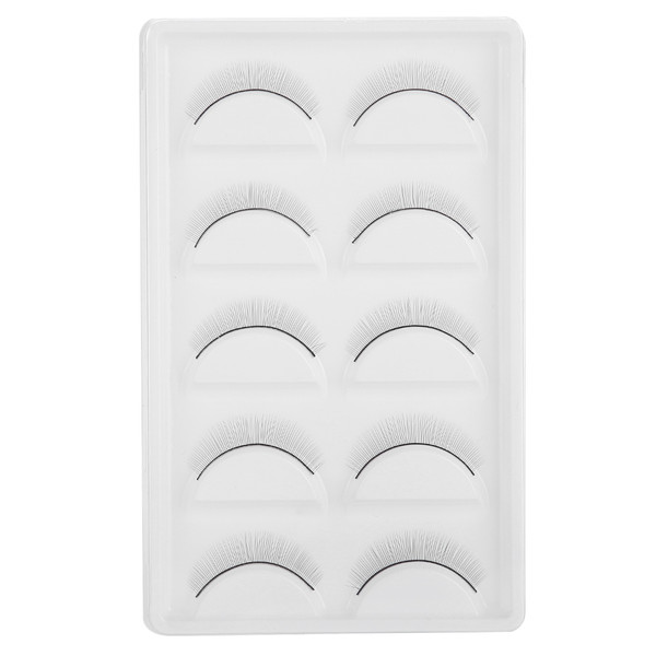 5 Pairs False Eyelashes Training Lashes for Beginners Eyelash Extensions Beauty Salon Practice