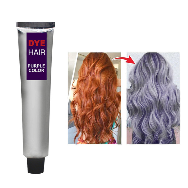 Natural Hair Color Cream Unisex Hair Dye Styling Cream for Men and Women