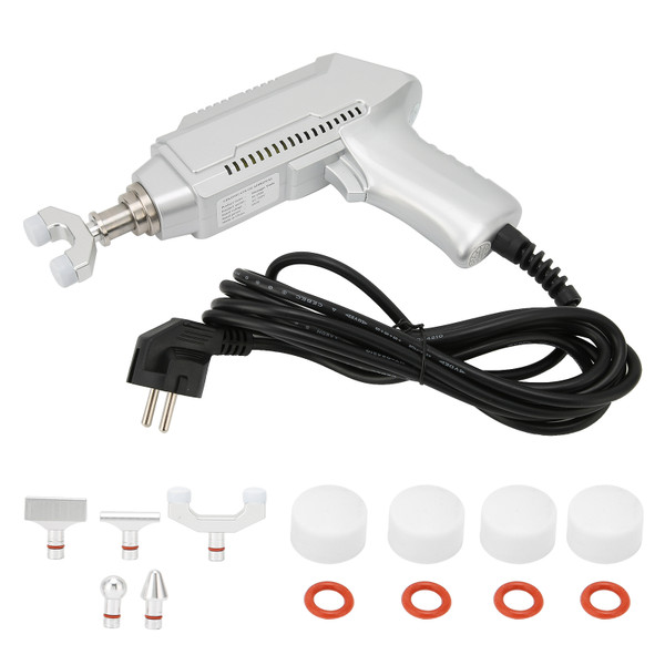 Electric Spine Massager 30 Levels Adjustment 6 Massage Heads Electric Spine Chiropractor SilverEU Plug 220V