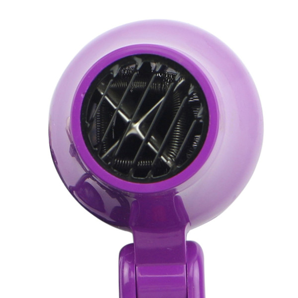 220V Portable Mini Household Hair Blow Dryer Traveller Hair Dryer Compact Blower Foldable With US Plug (Blue)